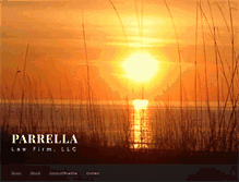 Tablet Screenshot of parrellalawfirm.com